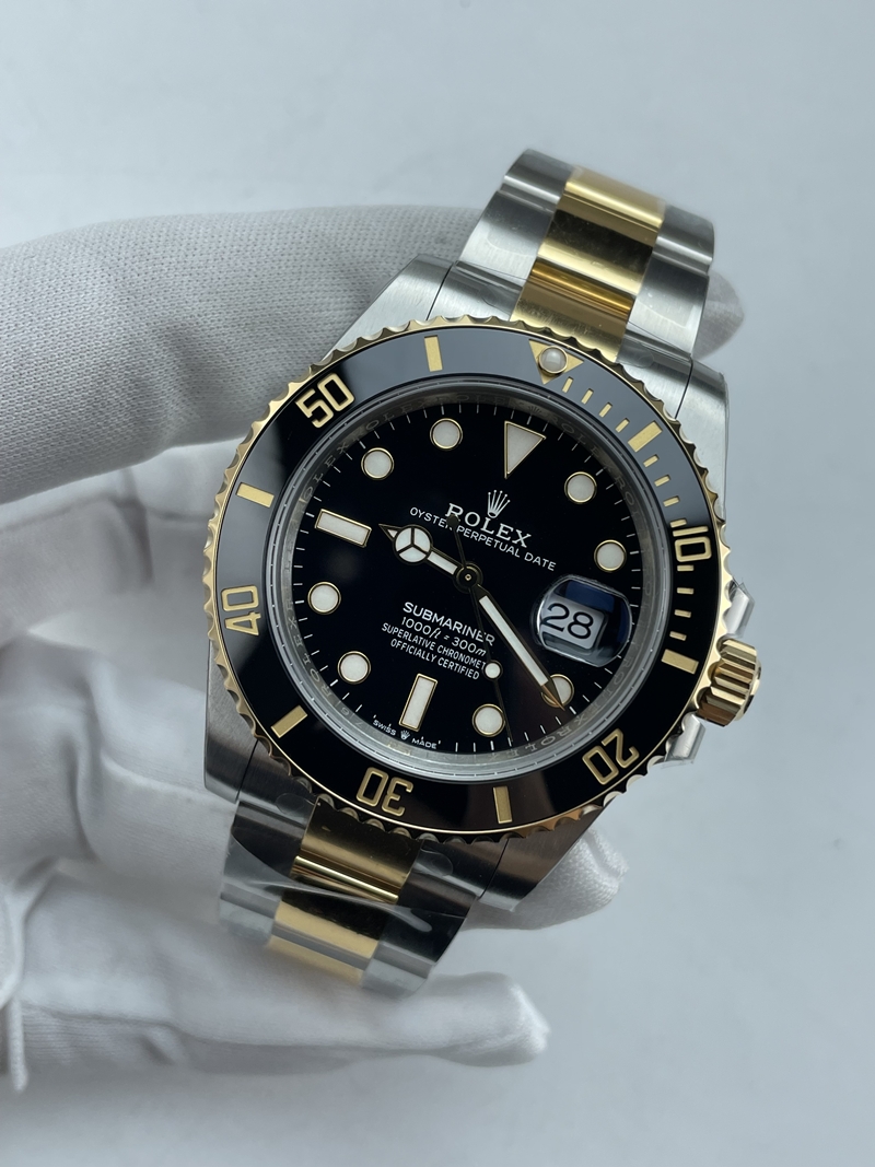 (준비완료/특급배송)NO.3706/VS공장 롤렉스 서브마리너 신형 41MM 블랙 콤비 흑콤V2(Gain Weight)